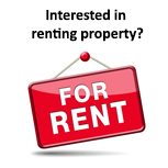 For Rent sign-click here if you are interested in renting property.