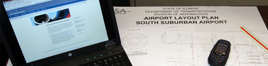 laptop and SSA plan sheet