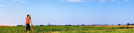 surveyor in the field